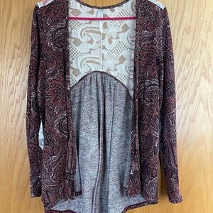 Vanity Cardigan Sweater with Lightweight Knit and Open Front